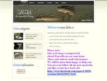 Tablet Screenshot of l2dm-flugfiske.se
